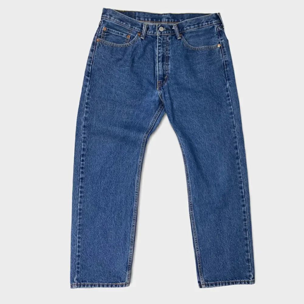 Levi's 505 Men's Denim Dark Stonewash Jeans size 36